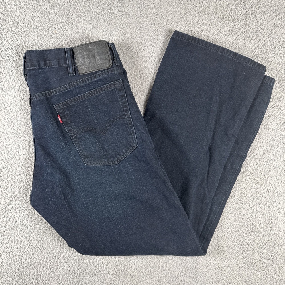 Levis 517 Jeans Mens 34x29 Bootcut Dark Wash Blue